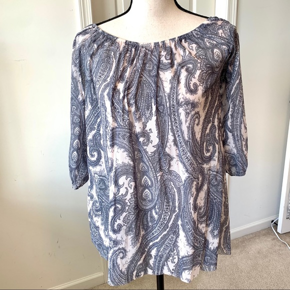 SWEET PEA by STACY FRATI Semi-Sheer Blouse—SZ. SM - Picture 14 of 16
